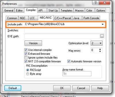 BCC Compiler settings.jpg